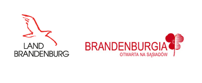 Logo des Landes Brandenburg und der polnischen Internetseite